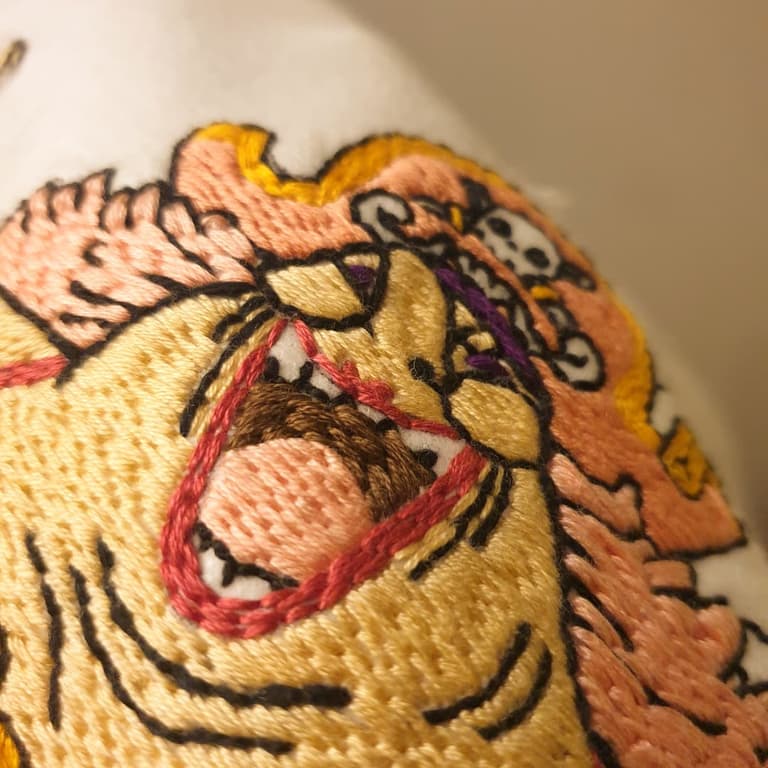 A close up of big momma