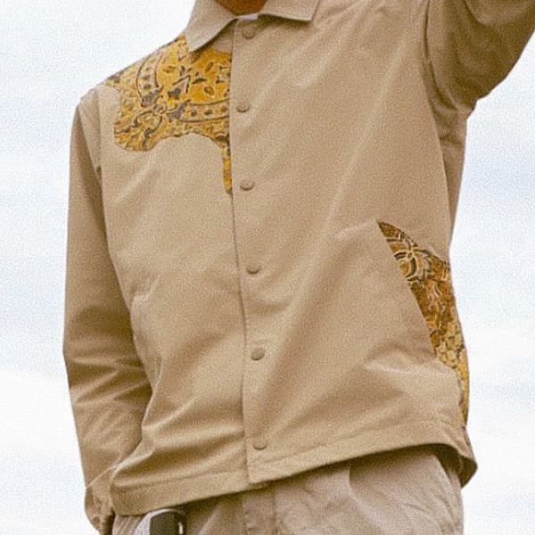 Beige Coach Jacket