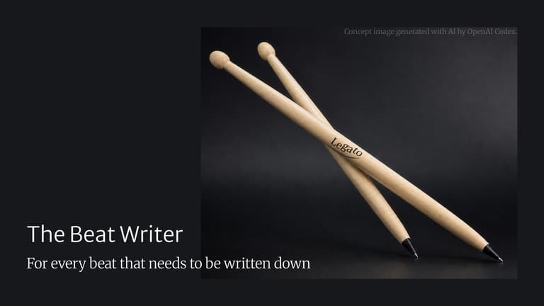 third slide with premium displayed, a drumstick ballpoint pen